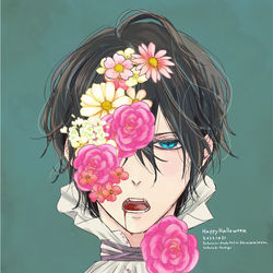 This is a pixiv picture whose title is 【ラクガキ】抱かれたい男１位に脅されています。【まとめ】.