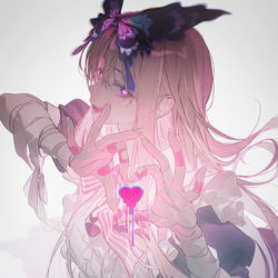This is a pixiv picture whose title is melting heart.