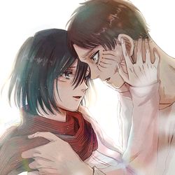 This is a pixiv picture whose title is マフラーを巻いてくれてありがとう.