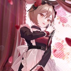 This is a pixiv picture whose title is 「ついてこれるかしら？」.