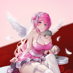 This is a pixiv picture whose title is NIKKE 桃樂絲永恆幸福時光.
