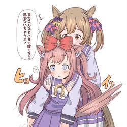 This is a pixiv picture whose title is 尊死寸前で倒れかけたデジたんへのトドメの一撃.