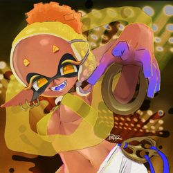 This is a pixiv picture whose title is 魔神ウツホちゃん🪔.