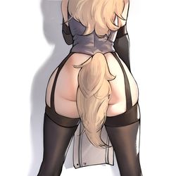 This is a pixiv picture whose title is お尻.