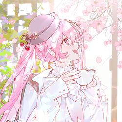 This is a pixiv picture whose title is Sakura Miku.