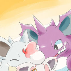 This is a pixiv picture whose title is [迷子のゾロア 公開版]親子.