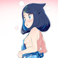 This is a pixiv picture whose title is エプロンリコちゃん.