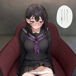 This is a pixiv picture whose title is 「これで…いい…？」.