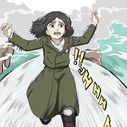 This is a pixiv picture whose title is 私も立体機動できるなら…！！！.