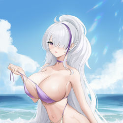This is a pixiv picture whose title is 雲仙.