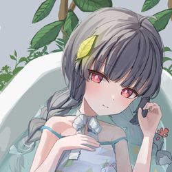 This is a pixiv picture whose title is 霞沢ミユ.