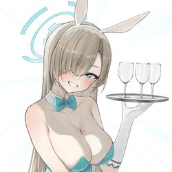 This is a pixiv picture whose title is バニーアスナ　　８１日目.