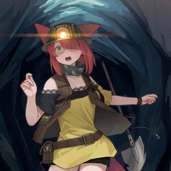 This is a pixiv picture whose title is 闇の中から.