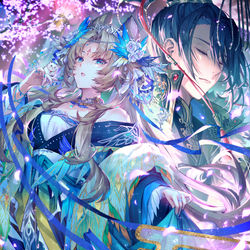 This is a pixiv picture whose title is 狐仙さまにはお見通し2.