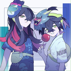This is a pixiv picture whose title is ▶じんべえゼイユとスグリ.