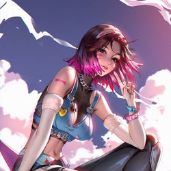 This is a pixiv picture whose title is Dva.