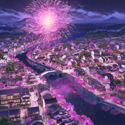 This is a pixiv picture whose title is Yuezhou City.