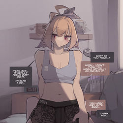 This is a pixiv picture whose title is Remember to treat yourself 💜.
