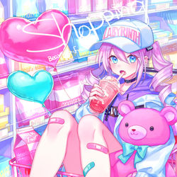 This is a pixiv picture whose title is 【告知】ゆめかわくま【アバター】.