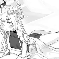This is a pixiv picture whose title is 読み切り漫画「魔王は愛に夢を見ない」.