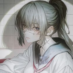 This is a pixiv picture whose title is mahito.