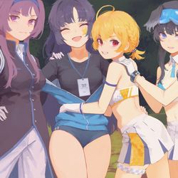 This is a pixiv picture whose title is 青春.