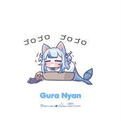 This is a pixiv picture whose title is Gura nyan.