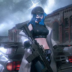 This is a pixiv picture whose title is 纱织【含2差分】.