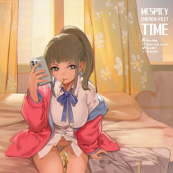 This is a pixiv picture whose title is Mcspicy chicken filet time.
