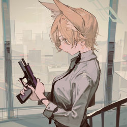 This is a pixiv picture whose title is カンナ(1年).