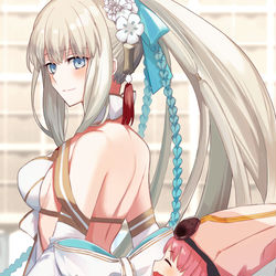This is a pixiv picture whose title is モルガン陛下とハベにゃん.