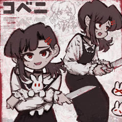 This is a pixiv picture whose title is コベニちゃん🎀🔪.