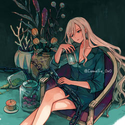 This is a pixiv picture whose title is 日常と消失.