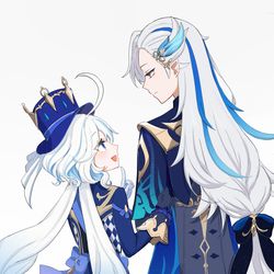 This is a pixiv picture whose title is 幸せなヌヴィフリの幻覚.