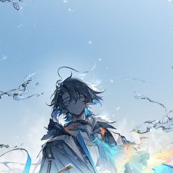 This is a pixiv picture whose title is 🌊.