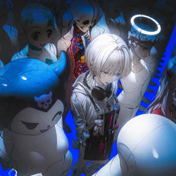 This is a pixiv picture whose title is 𝗔rt𝗜st.