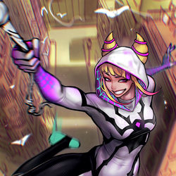 This is a pixiv picture whose title is 融合 No.2.