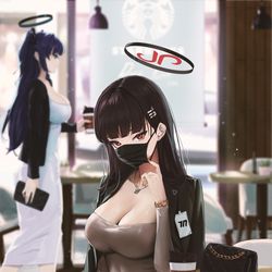 This is a pixiv picture whose title is 調月リオ (dongtan).
