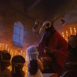 This is a pixiv picture whose title is Communion.
