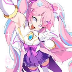 This is a pixiv picture whose title is Angelic Buster.