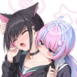 This is a pixiv picture whose title is カズサ&レイサ.