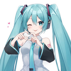 This is a pixiv picture whose title is 初音ミク.