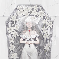 This is a pixiv picture whose title is 婚礼.