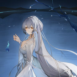 This is a pixiv picture whose title is 海天.