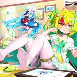 This is a pixiv picture whose title is 音羽柠柠 リク絵.