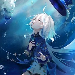 This is a pixiv picture whose title is 芙芙.