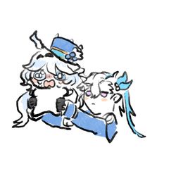 This is a pixiv picture whose title is とりあえずヌヴィフリまとめ.