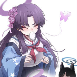 This is a pixiv picture whose title is 콧물.