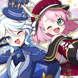 This is a pixiv picture whose title is フリーナ•シャルロット.