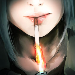 This is a pixiv picture whose title is …うるさい.
